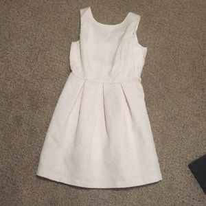 adorable white dress with bow tie back